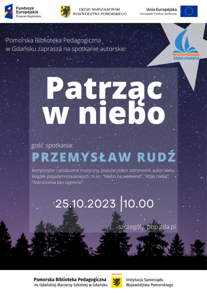 plakat spotkanie z Przemysławem Rudziem