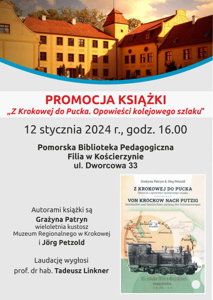 promocja książki Kościerzyna plakat