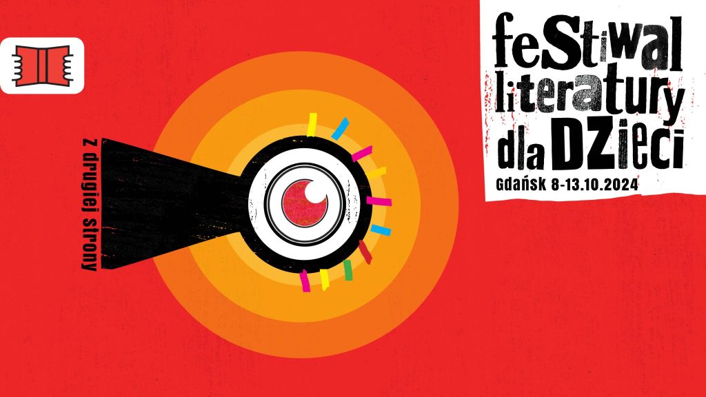 plakat promujący festiwal literatury dla dzieci