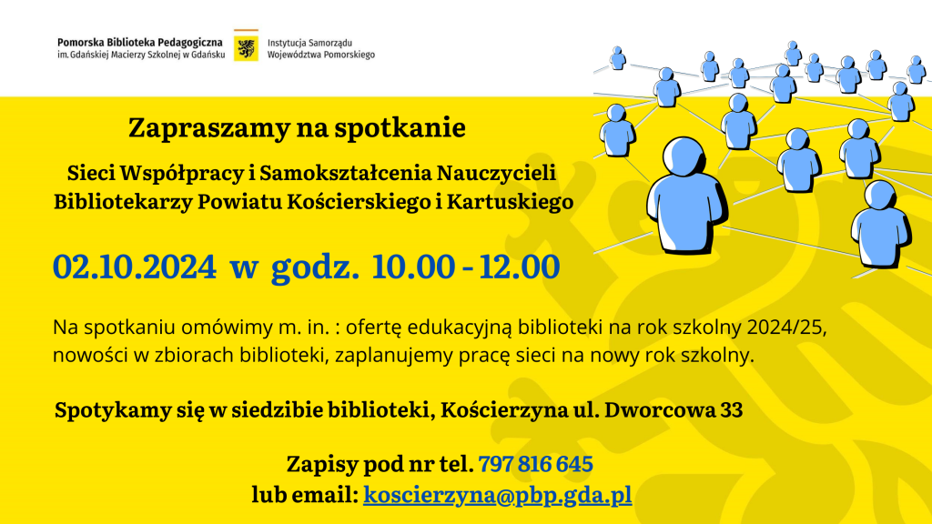 plakat informacyjny sieci