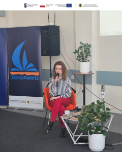 Spotkanie autorskie z Olą Degórską w Pomorskiej Bibliotece Pedagogicznej w Gdańsku