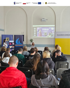 Spotkanie autorskie z Olą Degórską w Pomorskiej Bibliotece Pedagogicznej w Gdańsku