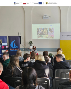 Spotkanie autorskie z Olą Degórską w Pomorskiej Bibliotece Pedagogicznej w Gdańsku