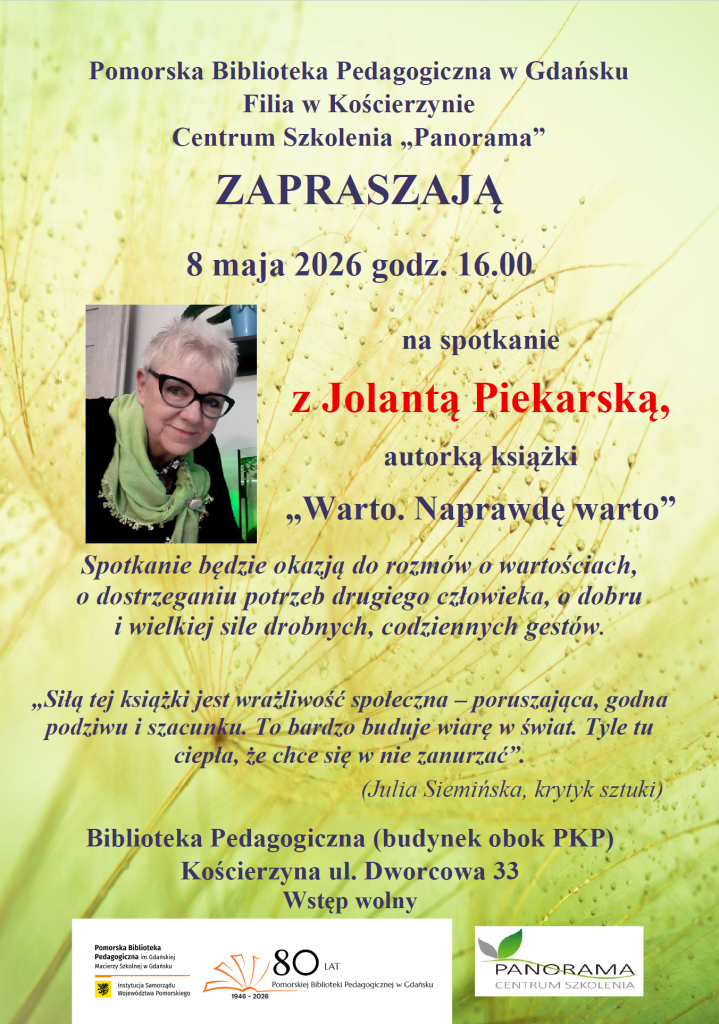 spotkanie autorskie z Jolantą Piekarską z okazji Tygodnia Bibliotek