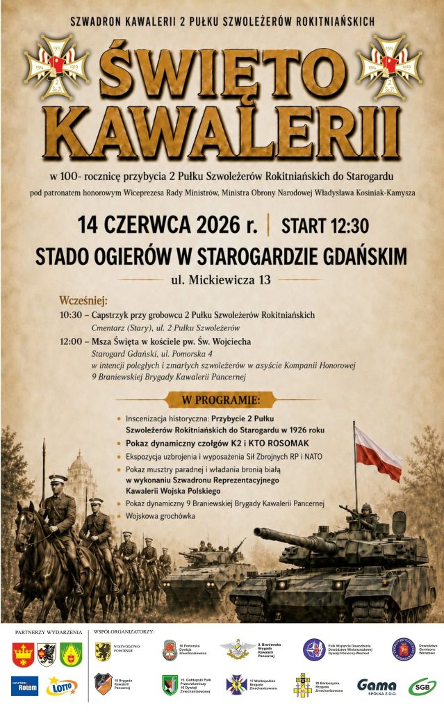 plakat wydarzenia Święto Kawalerii
