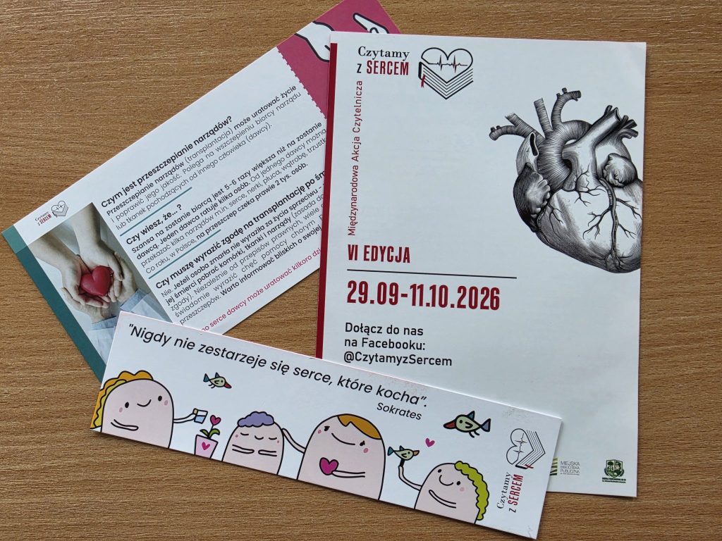 materiały promocyjne akcji Czytamy z sercem